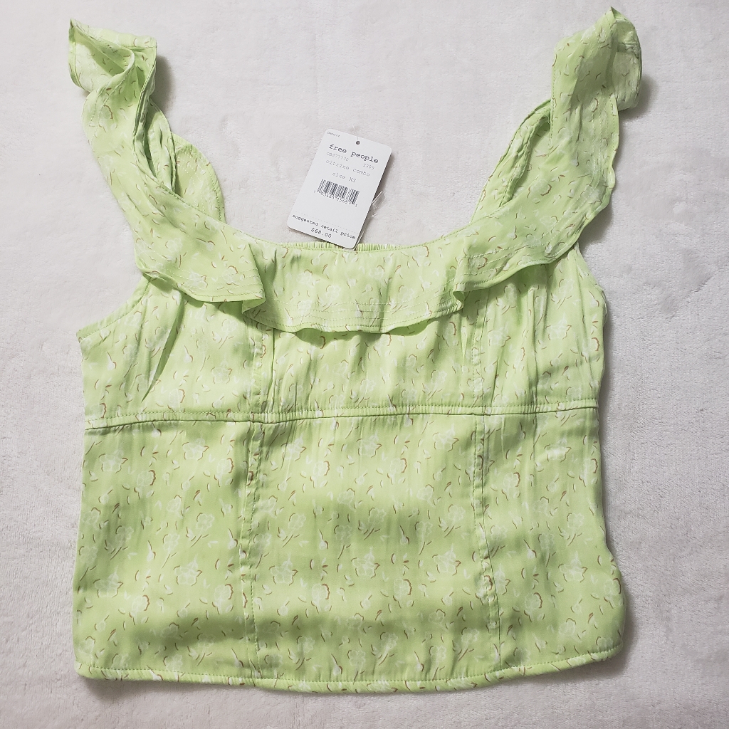 Free People Dressy Crop Tank Top Size Xs